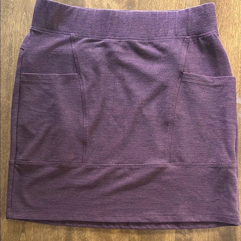 Toad&Co Burgundy Mini Pencil Skirt XS/Small